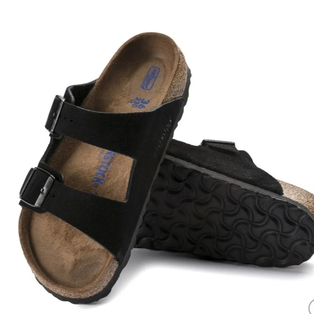 Birkenstock Arizona Soft Footbed Suede Leather Sandals Size 12 NWT